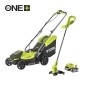 RYOBIZESTAW OGRODOWY ONE KOSIARKA DO TRAWY 18V 33cm PODKASZARKA 18V 25cm OFERTA PROMOCYJNA