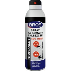 SPRAY NA KOMARY I KLESZCZE 180ml 50 DEET BROS