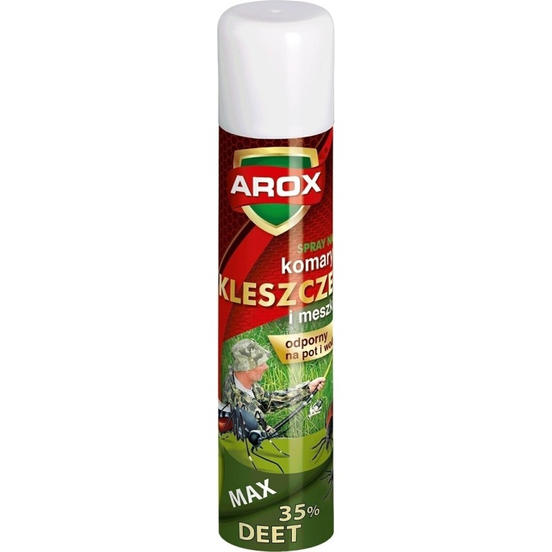 SPRAY NA KOMARY. KLESZCZE 90ml DEET I MESZKI AROX