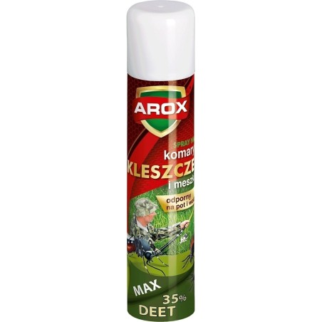 SPRAY NA KOMARY. KLESZCZE 90ml DEET I MESZKI AROX