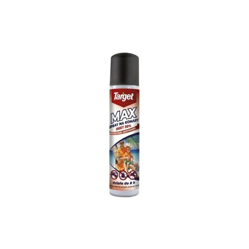 SPRAY NA KOMARY. KLESZCZE 90ml MAX MESZKI DEET 30 CITRODIOL TARGET (12)