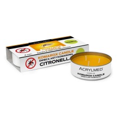 ŚWIECA PRZECIWKOMAROWA 2szt ACRYLMED CITRONELLA