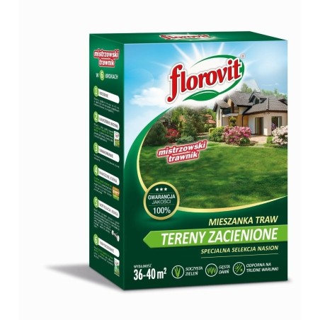 TRAWA FLOROVIT TERENY ZACIENIONE 0.9kg MIESZANKI TRAW GAZONOWYCH