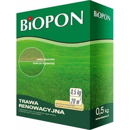 TRAWA MIESZANKA BIOPON RENOWACJA 0.5kg