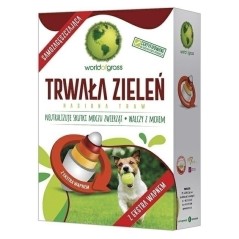 TRAWA WORLD OF GRASS TRWAŁA ZIELEŃ 1kg SAMOZAGĘSZCZAJĄCA AGRONAS