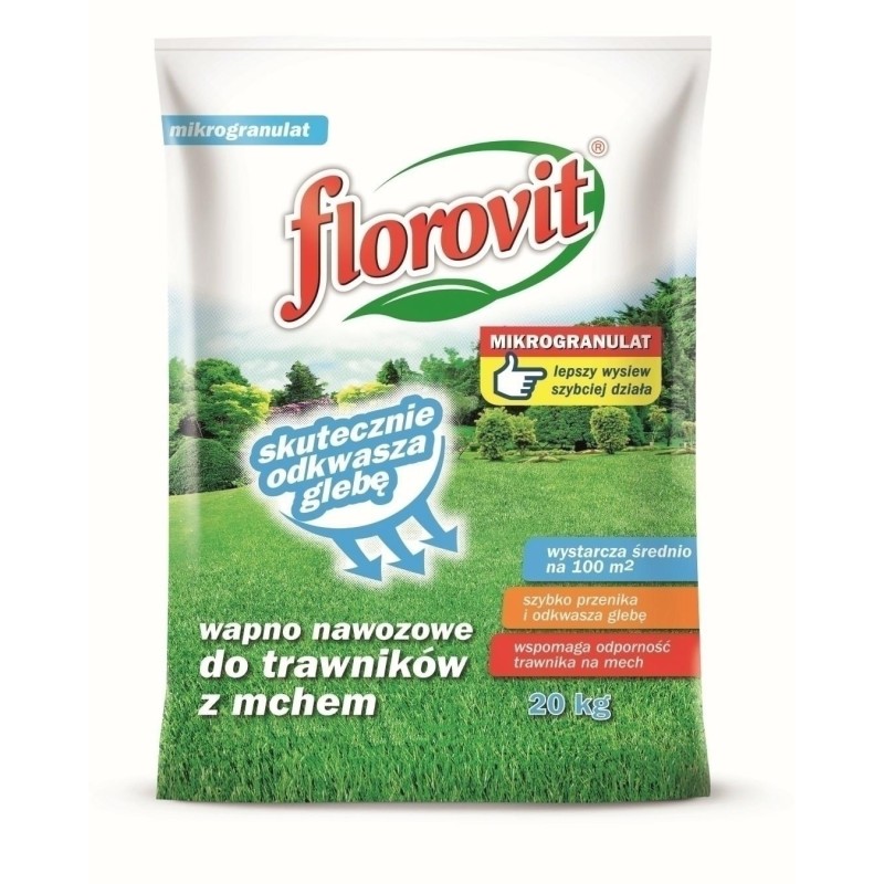 WAPNO DO TRAWNIKÓW Z MCHEM 20kg FLOROVIT (20)