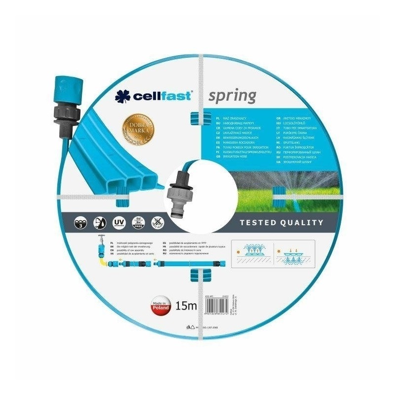 WĄŻ ZRASZAJĄCY SPRING 15m CELLFAST