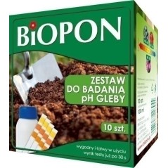 ZESTAW DO BADANIA PH GLEBY 10szt 100ml BROS 