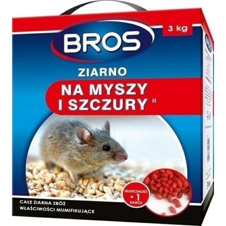 ZIARNO NA MYSZY I SZCZURY 3kg BROS