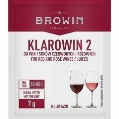 ŻELATYNA KWASOWA KLAROWIN 2 7g BROWIN