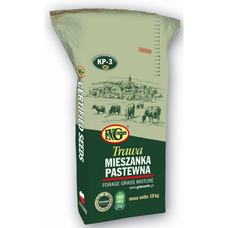 T/ Trawa mieszanka kośna KP-3 10kg Pastwiskowe wieloletnie Granum