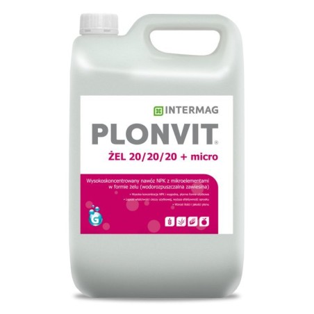 Plonvit żel 10L NPK 20/20/20 Intermag