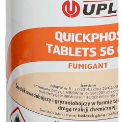 Quickphos 56GE  tabletki środek na krety karczowniki fumigacja  1kg 