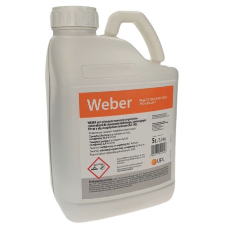 Weber 5L Nawóz organiczny Biostymulator  z filtratem z alg Ascophyllum nodosum