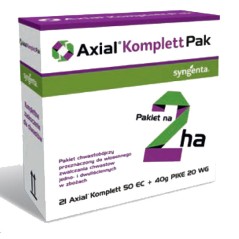 Axial Komplet Pak 2x1L + Winettou 20WG 40g środek chwastobójczy herbicyd