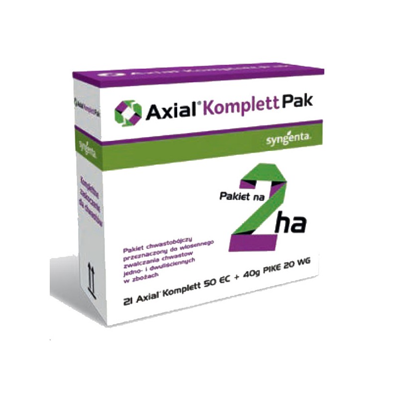 Axial Komplet Pak 2x1L + Winettou 20WG 40g środek chwastobójczy herbicyd