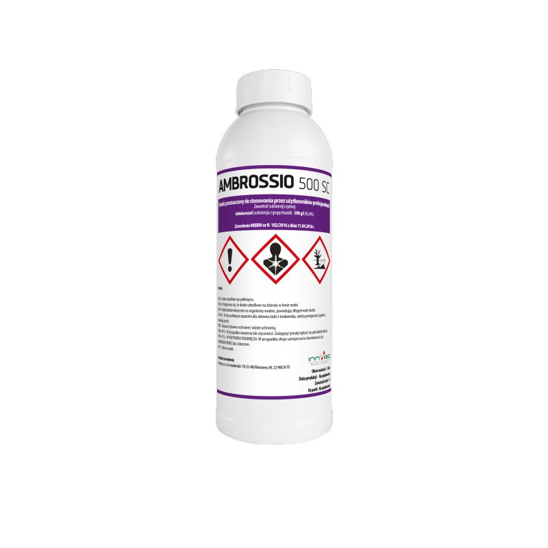Ambrossio 500 SC 5L fungicyd do ochrony zbóż i rzepaku