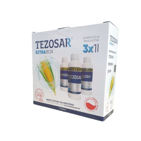 Zestaw Ciech Tezosar Extra Box 3x1l na chwasty 1,4ha herbicyd