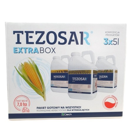 Zestaw Ciech Tezosar Extra Box 3x5L na chwasty 7ha herbicyd