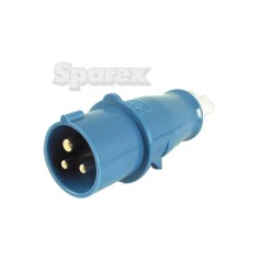 żyłowy kabel elektryczny - 3 Rdzeń, 1.5mm² Przewód, Niebieska (Długość: 1M) 