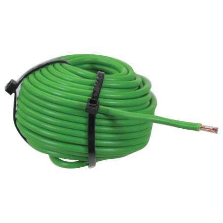 żyłowy kabel elektryczny - 1 Rdzeń, 2.5mm² Przewód, zielony (Długość: 10M)