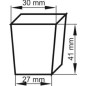 PALETA ROZSADOWA 30x30x4184 KWADRAT