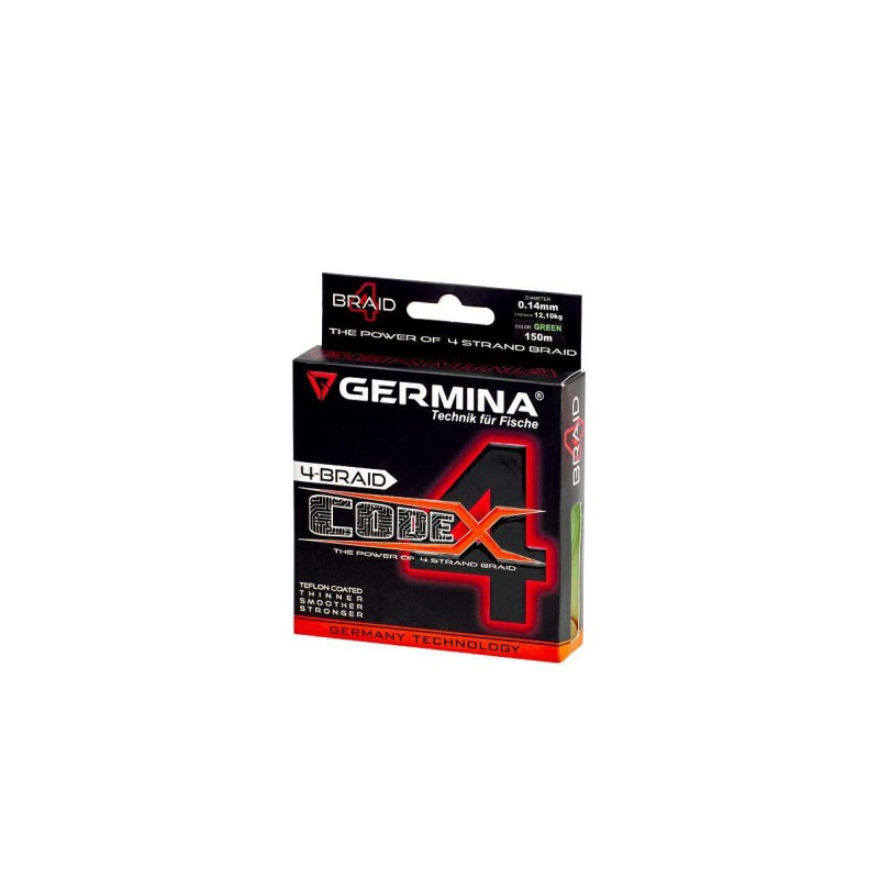 PLECIONKA CODE 4 BRAID LINE 0.14mm 12.10kg GERMINA