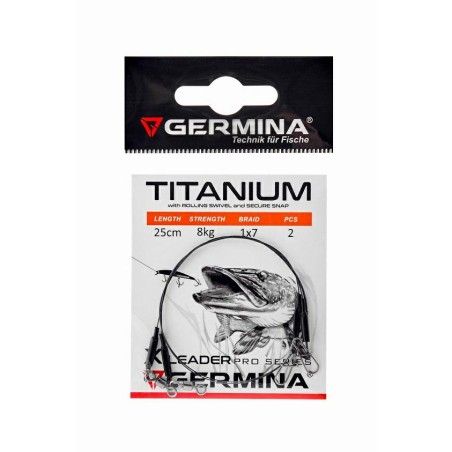 PRZYPON TITANIUM XLEADER 1X725CM8kg GERMINA