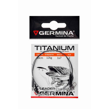 PRZYPON TITANIUM XLEADER 1X730CM12kg GERMINA