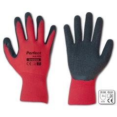 RĘKAWICE PERFECT GRIP RED NR 9 CZERWONE