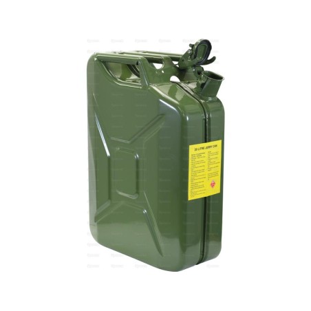 Kanister 20L metalowy zielony (benzyna)