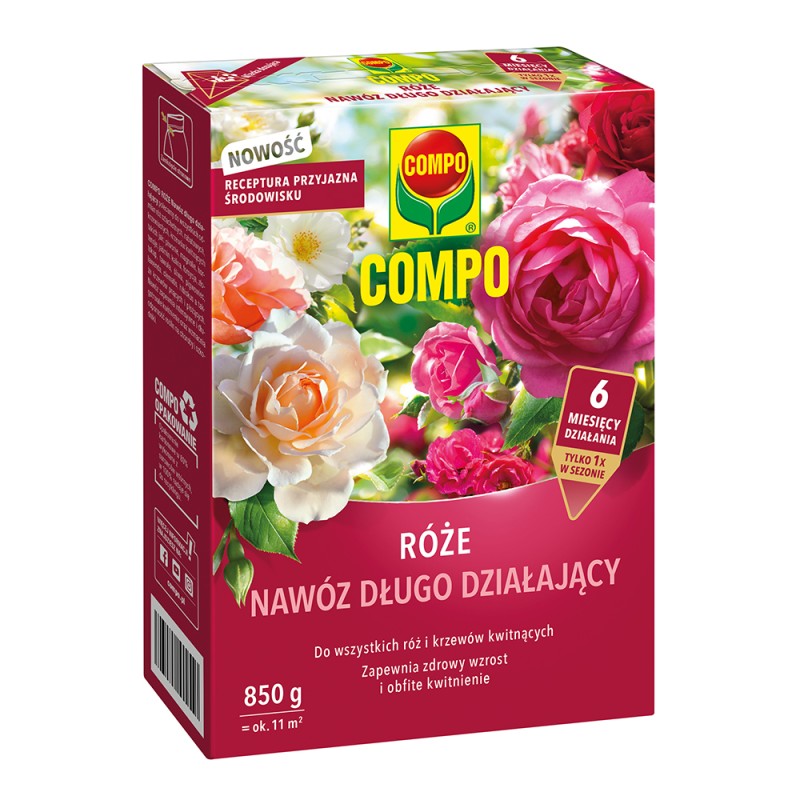 Compo Róże Nawóz 6 Miesięcy 850G