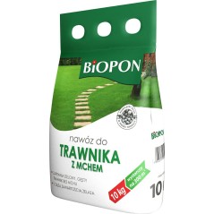 Nawóz Biopon Do Traw Z Mchem 10Kg Worek* 