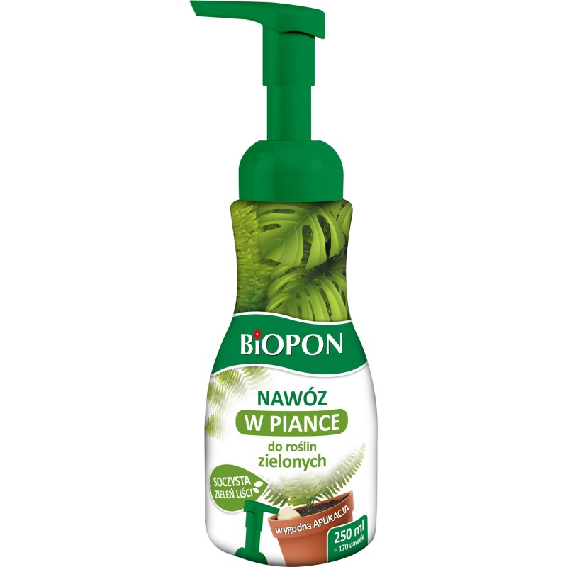 Nawóz Biopon W Piance 0,25L Zielonych (12)*