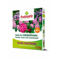 Nawóz Fruktovit Do Rododendronów 1,2Kg Hortensji I Innych Kwaśnolubnych Karton (4)* 