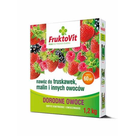 Nawóz Fruktovit Do Truskawek 1,2Kg I Malin Karton (4)*