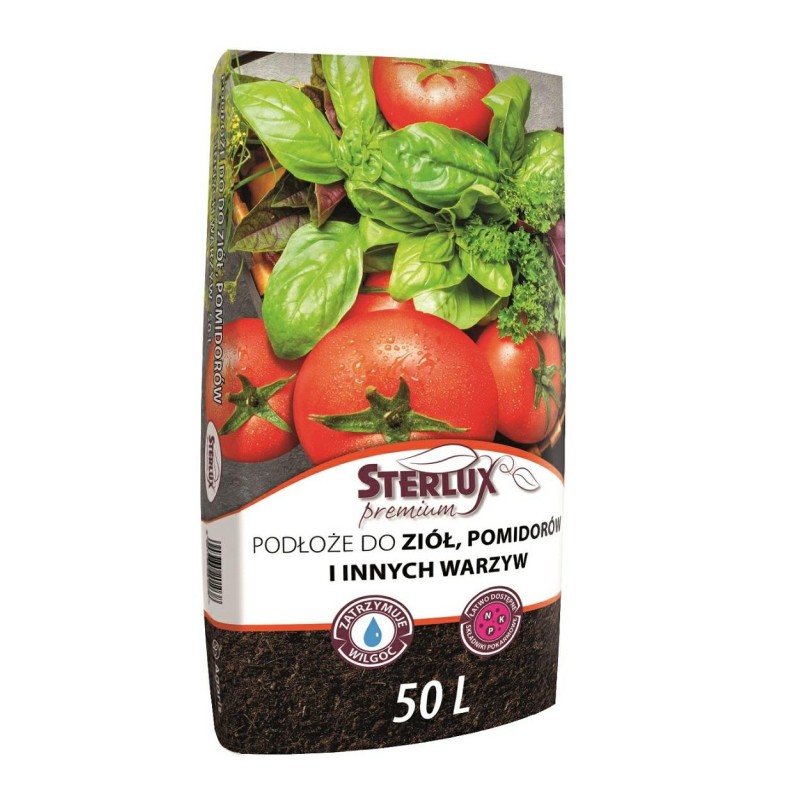 Podłoże Do Ziół, Pomidorów, Warzyw 50L Sterlux Premium (48)*