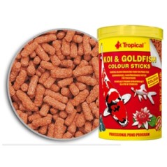 Pokarm Pałeczki Czerwone 1L Tropical Koi&Goldfish Colour Sticks 