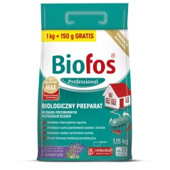 Preparat Do Szamb "Biofos" 1Kg+150G Do Szamb I Przydomowych Oczyszczalni Ścieków (6)* 