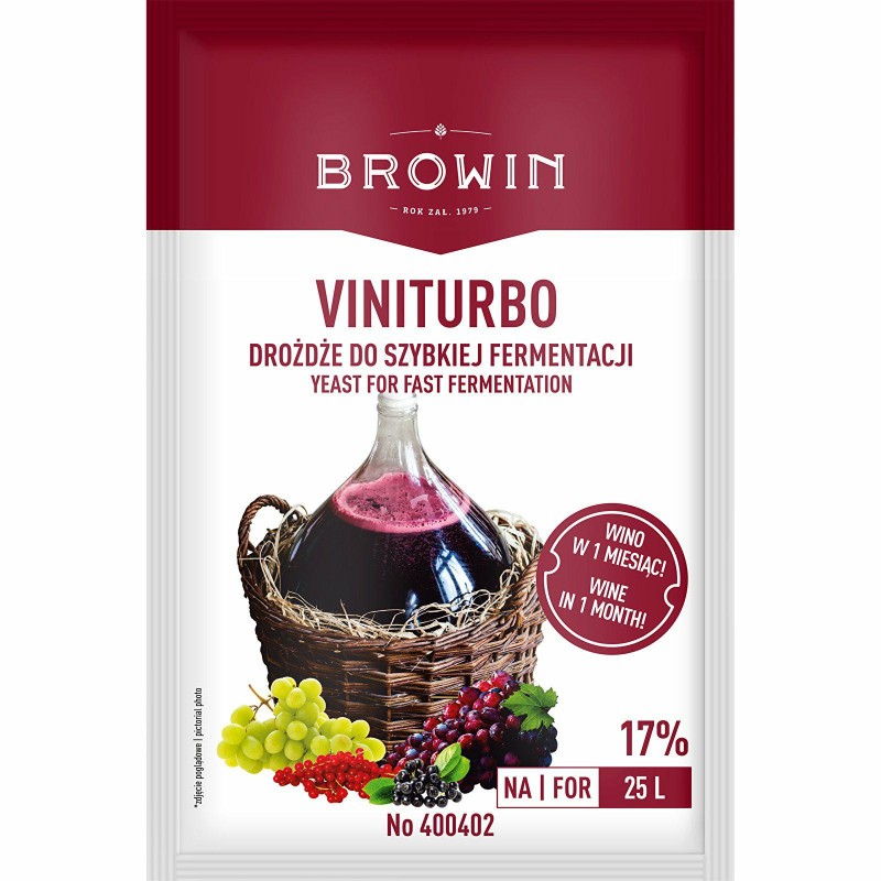 Viniturbo - Do Szybkiej Fermentacji 20G Browin (20)*