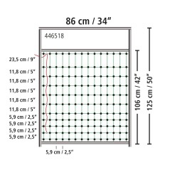 Bramka wejściowa do ogrodzeń elektrycznych do wysokości 125 cm, Kerbl 