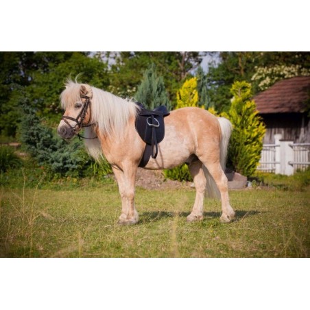 Siodło wszechstronne, roz. Pony, 15,0", czarny, komplet, Covalliero