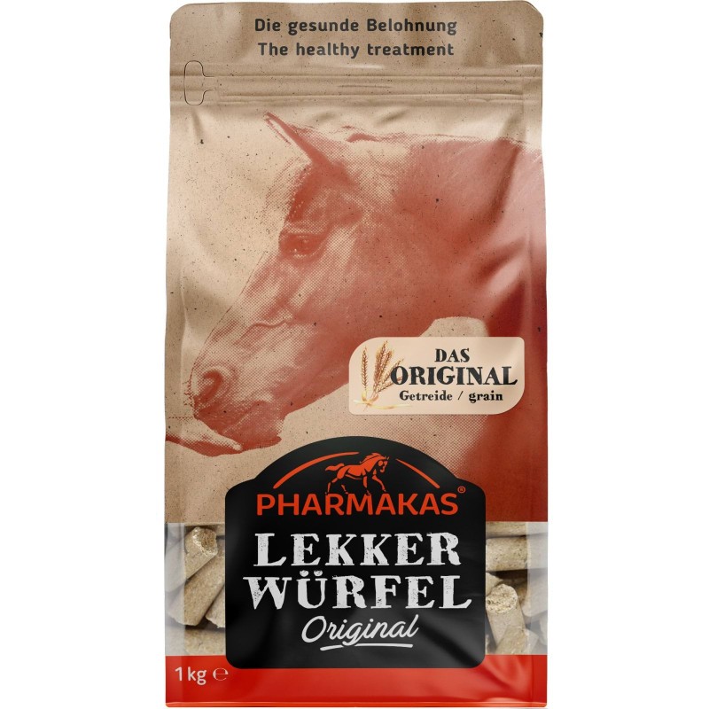 Smakołyki dla konia Lekkerwurfel, original, 1 kg, Pharmakas Horse Fitform