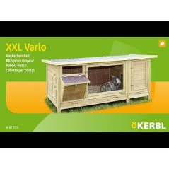 Domek dla królików XXL Vario, 155 x 76 x 80 cm, Kerbl