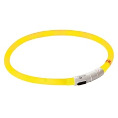 Obroża dla psa LED Maxi Safe, 65 cm x 10 mm, żółta, Kerbl