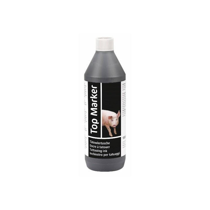 Tusz do tatuowania TopMarker, czarny, 1000 ml