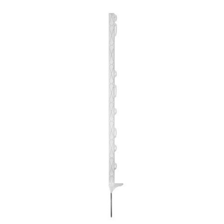 Palik ogrodzeniowy z polipropylenu TITAN, 110 cm, biały, wewn. stopka, Kerbl