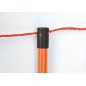 Siatka dla owiec OviNet, 50m, 108 cm, podw. szpic, pomarańczowa, Kerbl