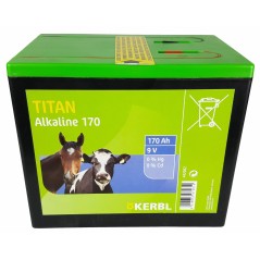 Bateria alkaliczna do elektryzatora TITAN, 9 V, 170 Ah, Kerbl
