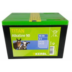 Bateria alkaliczna do elektryzatora TITAN, 9 V, 90 Ah, Kerbl